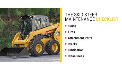 pm on a skid steer|skid steer repair checklist.